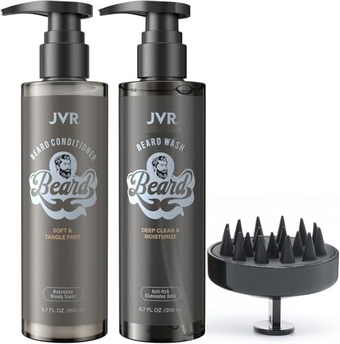 JVR Beard Wash and Beard Conditioner for Men, Beard...