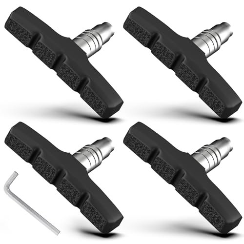 FJCTER Bike Brake Pads, 70mm Universal V Brake Pads, 4PCS...