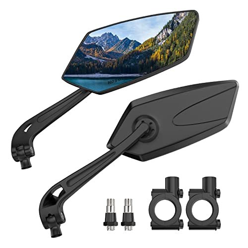2 Pack Bike Mirrors, eBike Mirrors for Handlebars, 360°...