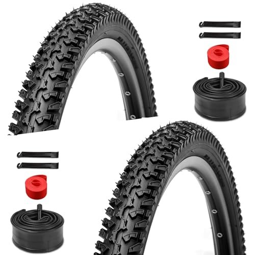 2 Pack Bike Tires Set - 26x2.125 inch Mountain Bike...