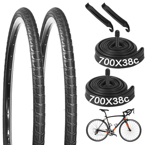 2 PCS 700x38c Bike Tires and 2 PCS 700 x...