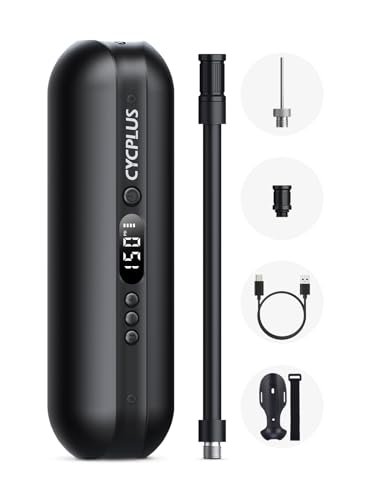 CYCPLUS Electric Air Compressor Portable Bicycle Pump Car...