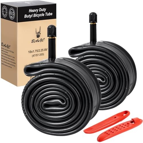 2 PCS 18 Inch Heavy Duty 18x1.75/2.25 Bike Tubes AV32mm...