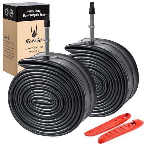 2 PCS 27.5 Inch Heavy Duty 27.5x1.75-2.40 Bike Tubes...
