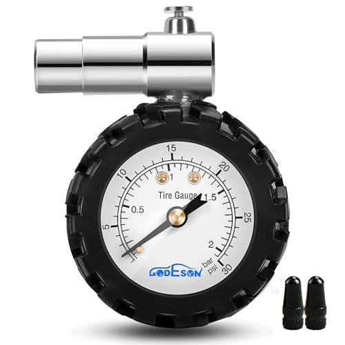 GODESON Presta Valve Gauge,Presta Valve Tire Pressure Gauge...