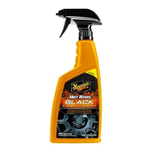 Meguiar's Hot Rims Black Wheel Cleaner, Deep Foaming Gel...