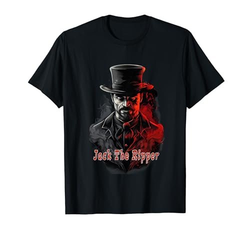 Jack the Ripper Red Graphic T-Shirt