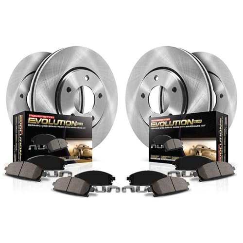 Power Stop KOE2813 Autospecialty Front and Rear Replacement...
