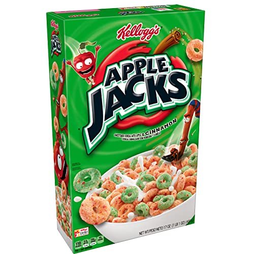 Kellogg's Apple Jacks, Breakfast Cereal, Original, Good...