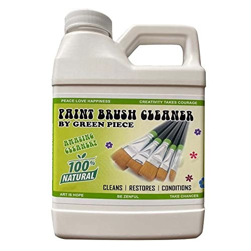 Green Piece® Paint Brush Cleaner and Restorer for Art...