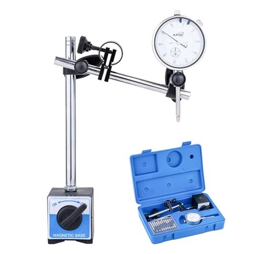 KATSU Tools Dial Indicator with Magnetic Base and 22...