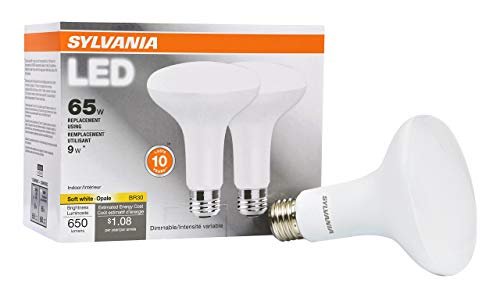 SYLVANIA LED Flood BR30 Light Bulb, 65W Equivalent...