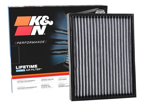 K&N LIFETIME Cabin Air Filter: Premium, Washable, Clean Air...