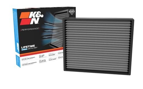 K&N LIFETIME Cabin Air Filter: Premium, Washable, Clean Air...