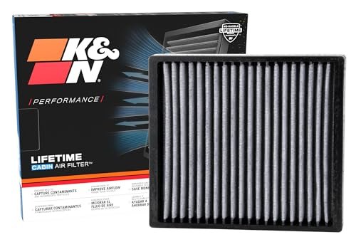 K&N LIFETIME Cabin Air Filter: Premium, Washable, Clean Air...