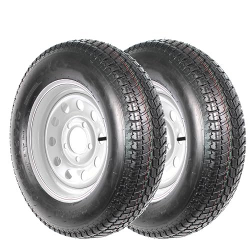 ST205/75D15 Trailer Tires, 5 Lug on 4.5
