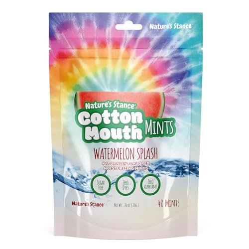 Nature's Stance Cotton Mouth Xylitol Mints, Dry Mouth...