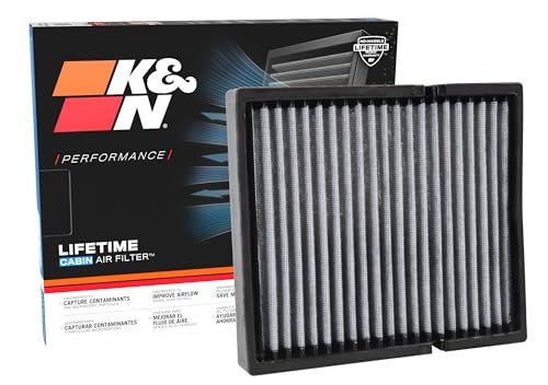 K&N LIFETIME Cabin Air Filter: Premium, Washable, Clean Air...