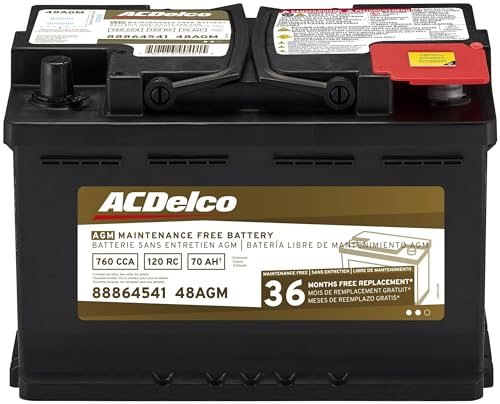 ACDelco Gold 48AGM (88864541) 36 Month Warranty AGM BCI...