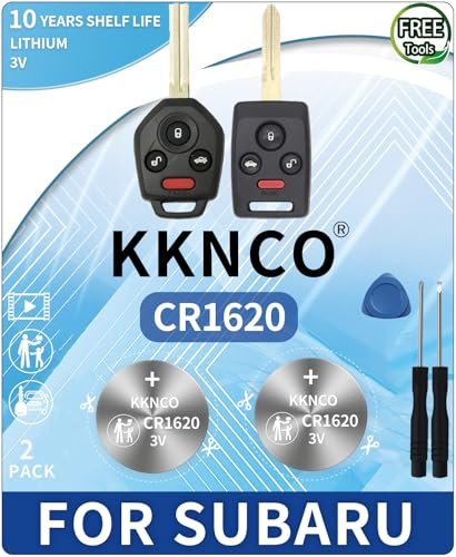 Key Fob Battery Replacement for Subaru Traditional Key...
