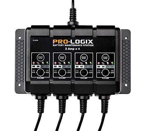 Clore Automotive PL4020, Pro-Logix 4-Bank, 8-Amp (2-Amp Per...