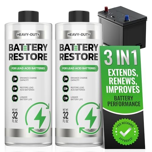 [2 Pack] Battery Restorer and Desulfator for Lead Acid...
