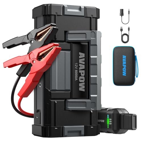 AVAPOW 6000A Car Battery Jump Starter(for All Gas or up...