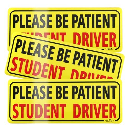 JUSTTOP 3pcs Student Driver Magnet for Car, Please Be...