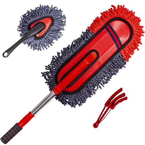 Soft Microfiber Car Duster Exterior Scratch Free...