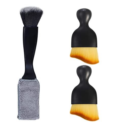 Yungeln 3 PCS Car Interior Detail Dust Brush,Soft Car...
