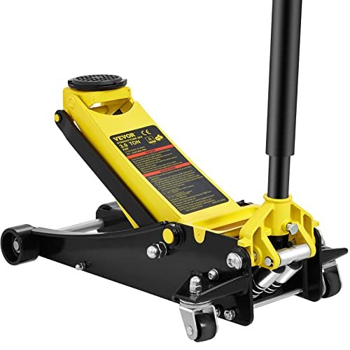 VEVOR 3 Ton Low Profile, Heavy-Duty Steel Racing Floor...