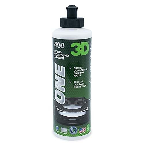 3D One Car Scratch & Swirl Remover Hybrid Rubbing...