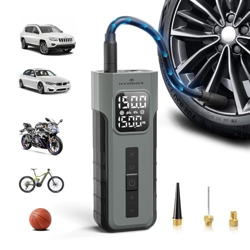 Tire Inflator Portable Air Compressor, 1 Min Fast Inflation...