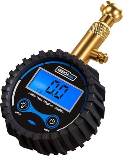 Digital Tire Pressure Gauge for Cars - Accurate Air...