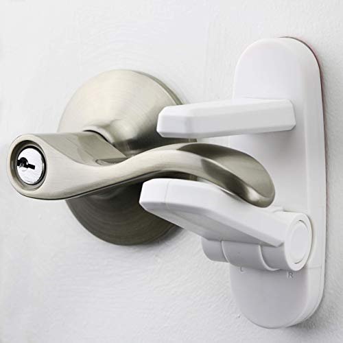 Door Lever Lock (3 Pack) Prevents Toddlers from Opening...