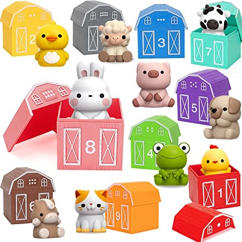 Learning Toys for 1,2,3 Year Old Toddlers, 20Pcs Farm...