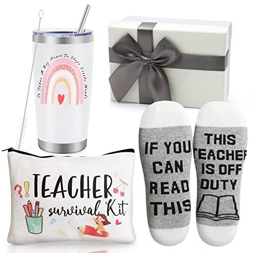Best Teacher Appreciation Gifts,20 OZ Insulated Tumbler for...