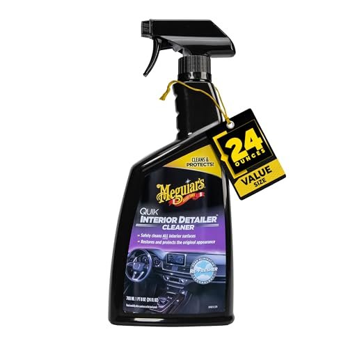 Meguiar's Quik Interior Detailer Cleaner - 24 Oz Spray...