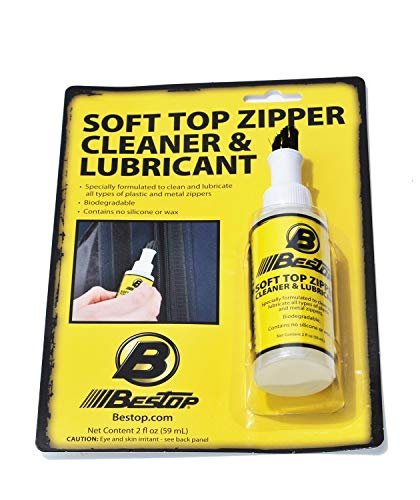 Bestop 11206-00 Small Soft Top Zipper Cleaner and Lubricant