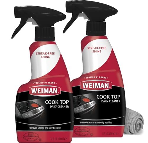 Weiman Glass Cooktop Cleaner & Polish For Daily Use on...