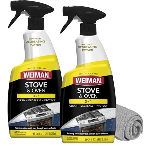 Weiman Heavy Duty Stove and Oven Cleaner and Degreaser...