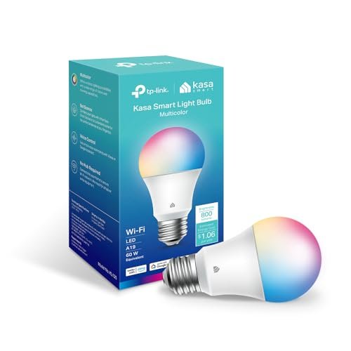 New Kasa Smart Bulb, Full Color Changing Dimmable Smart...