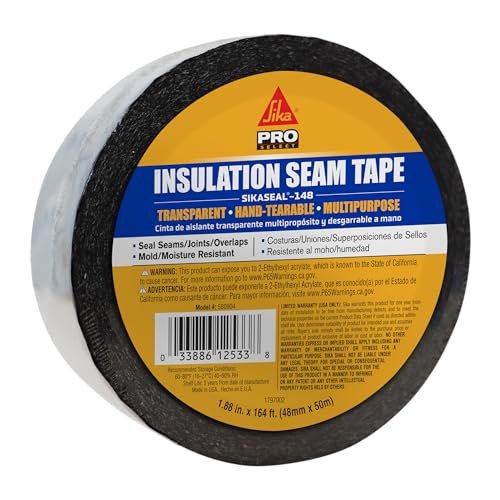 SIKA SikaSeal-148 Insulation Seam Tape - Clear,...