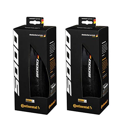 Continental Set of 2 GP 5000, 700x25C, Racing Bike Tires,...