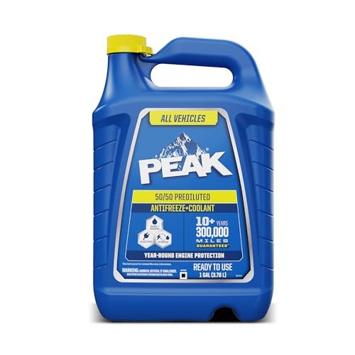 PEAK All Vehicles 50/50 Prediluted Antifreeze and Coolant...
