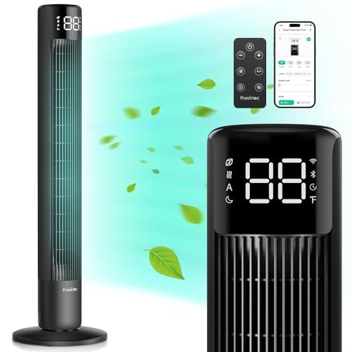 Provirtec Tower Fan for Bedroom 43 inch with 120°...
