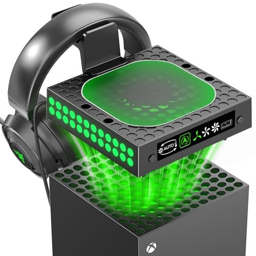 XBX Series X Cooling Fan Dust Proof with Auto Mode,...