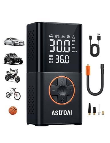 AstroAI L7 Tire Inflator Portable Air Compressor Cordless...