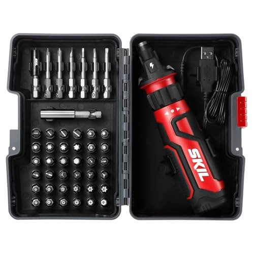 SKIL Rechargeable 4V Cordless Screwdriver with Circuit...