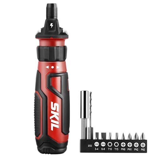 SKIL Rechargeable 4V Cordless Screwdriver with Circuit...
